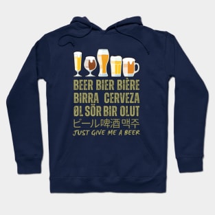 Beer Around the World -  Funny Beer Hoodie